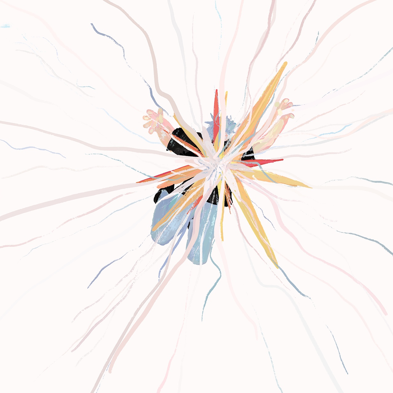 我多次那起笔画画 却一次次被隔挡在外