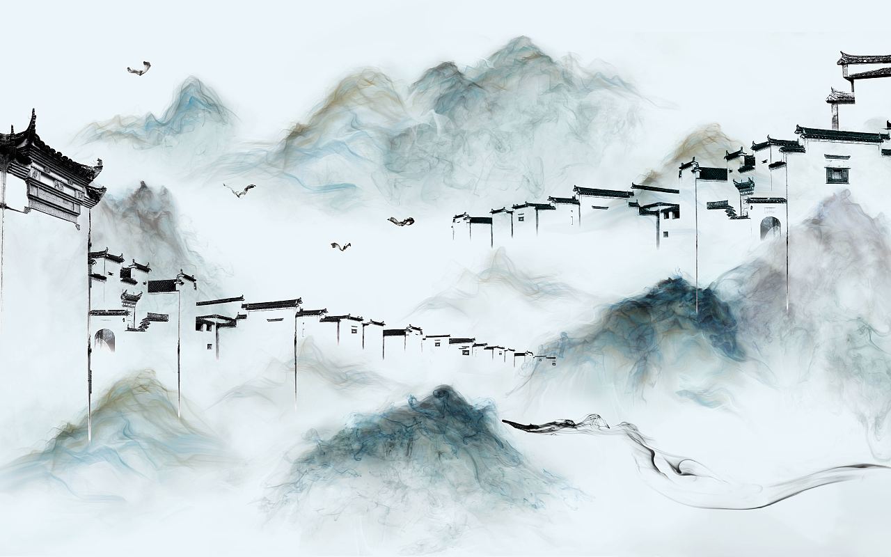 纱画、文创卷帘图案-山水01（图ZMjgxMzI3ODM2） - 图案 - 站酷设计师裕隆家居原创素材 - 站酷ZCOOL