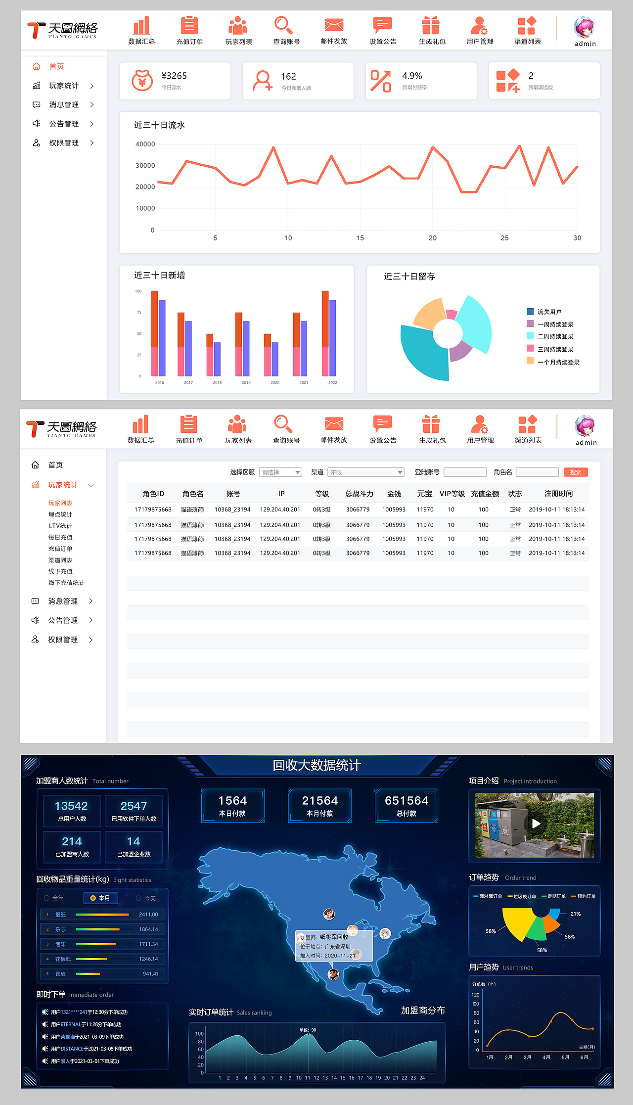 WEB电商官网首页设计