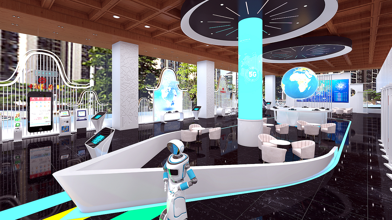 中国银行智慧展厅设计2020-05-24（图ZMjI1NTYwMjYw） - 其他三维 - 站酷设计师幸运飞歌原创素材 - 站酷ZCOOL