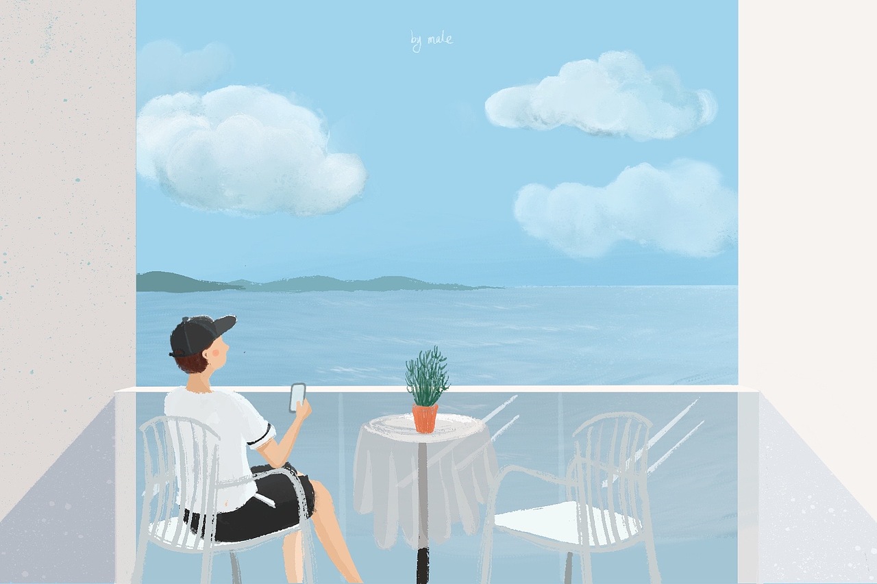 西岛的悠闲时光