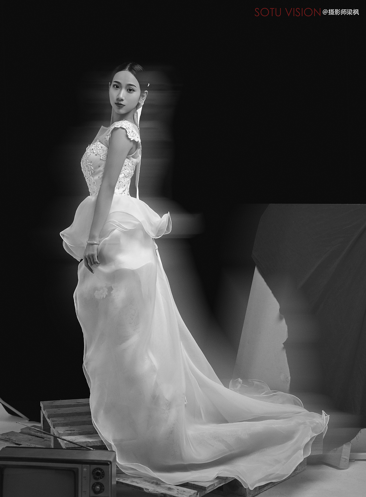 复古新娘妆面/绍兴人像肖像拍摄