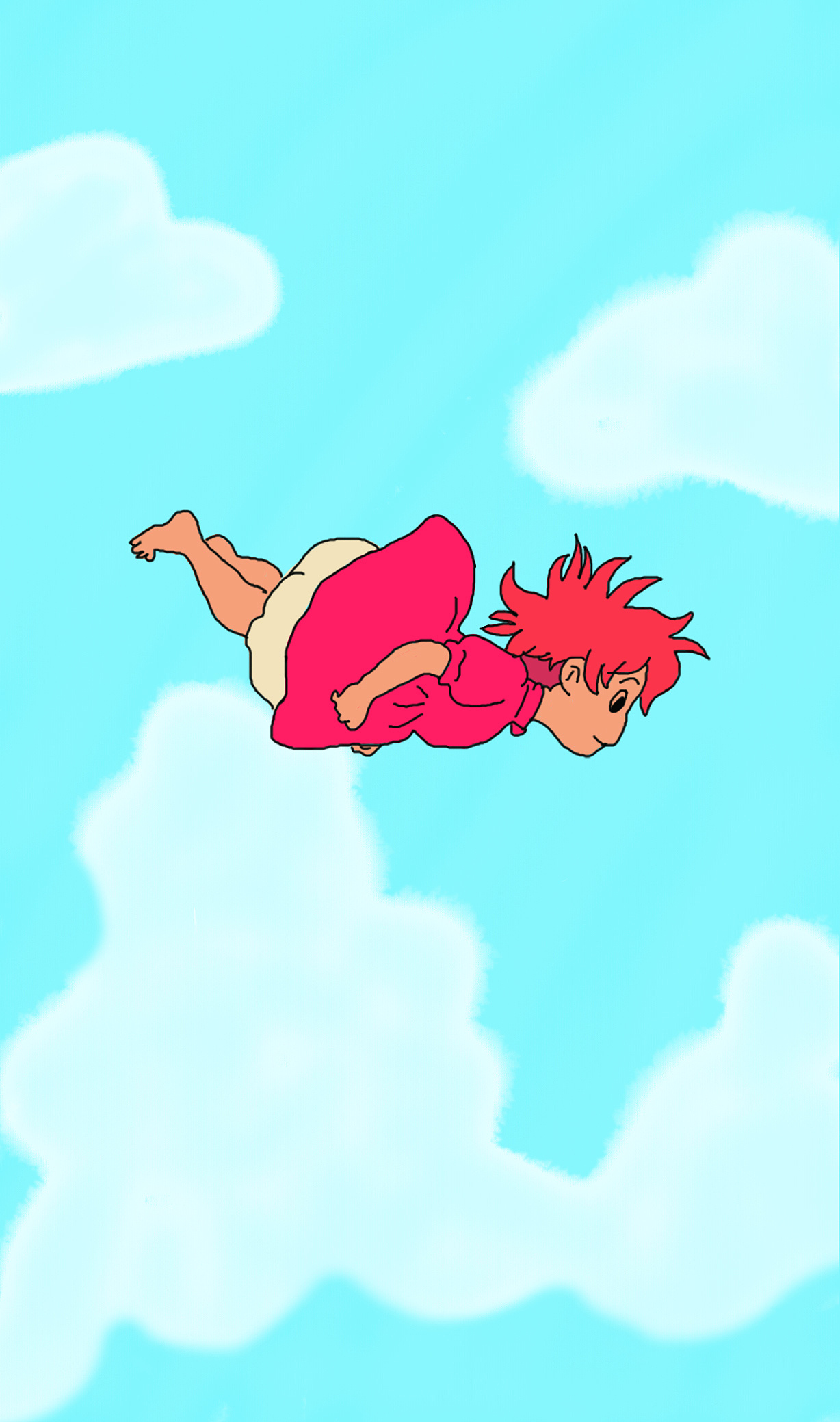 当波妞帅宗介|插画|艺术插画|李要讲理 - 临摹作品 - 站酷 (zcool)