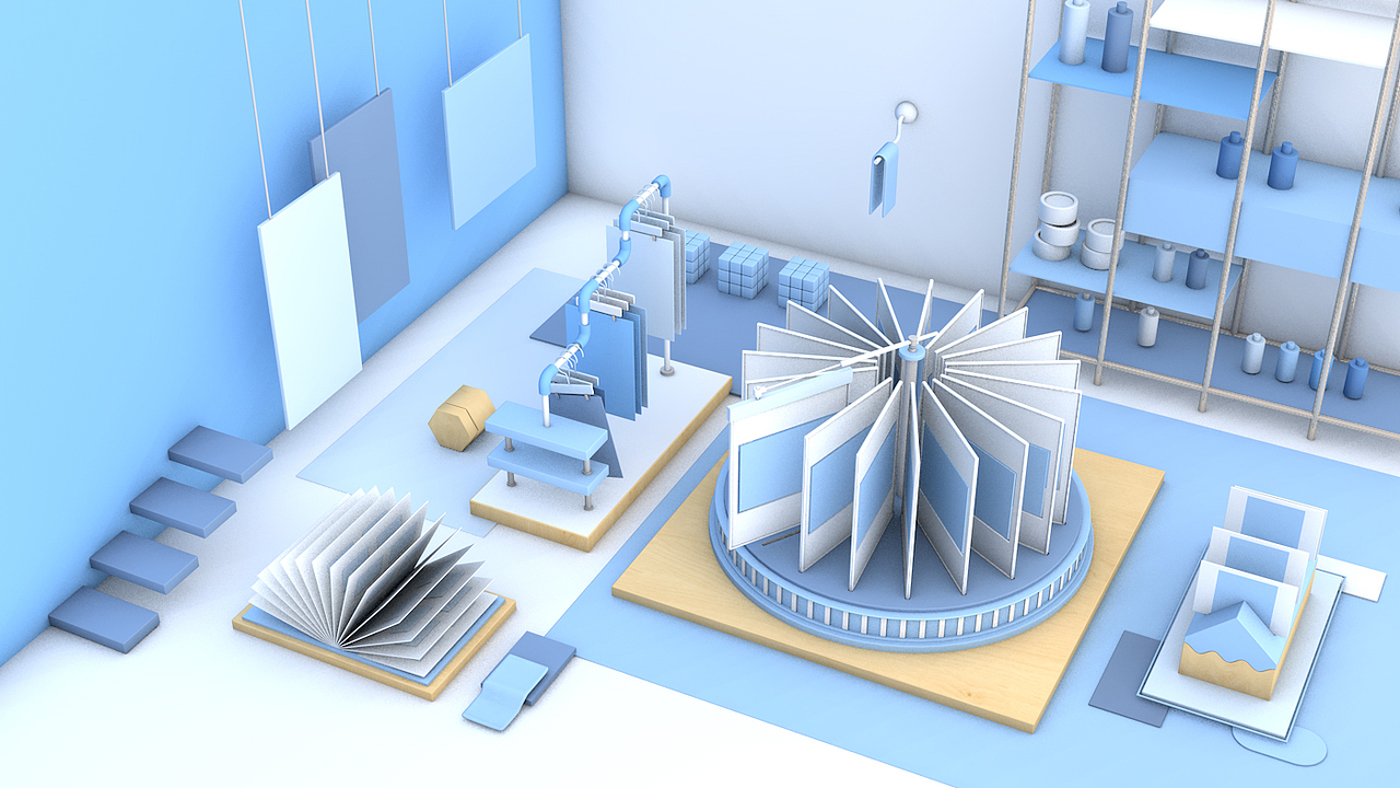 c4d场景动画练习