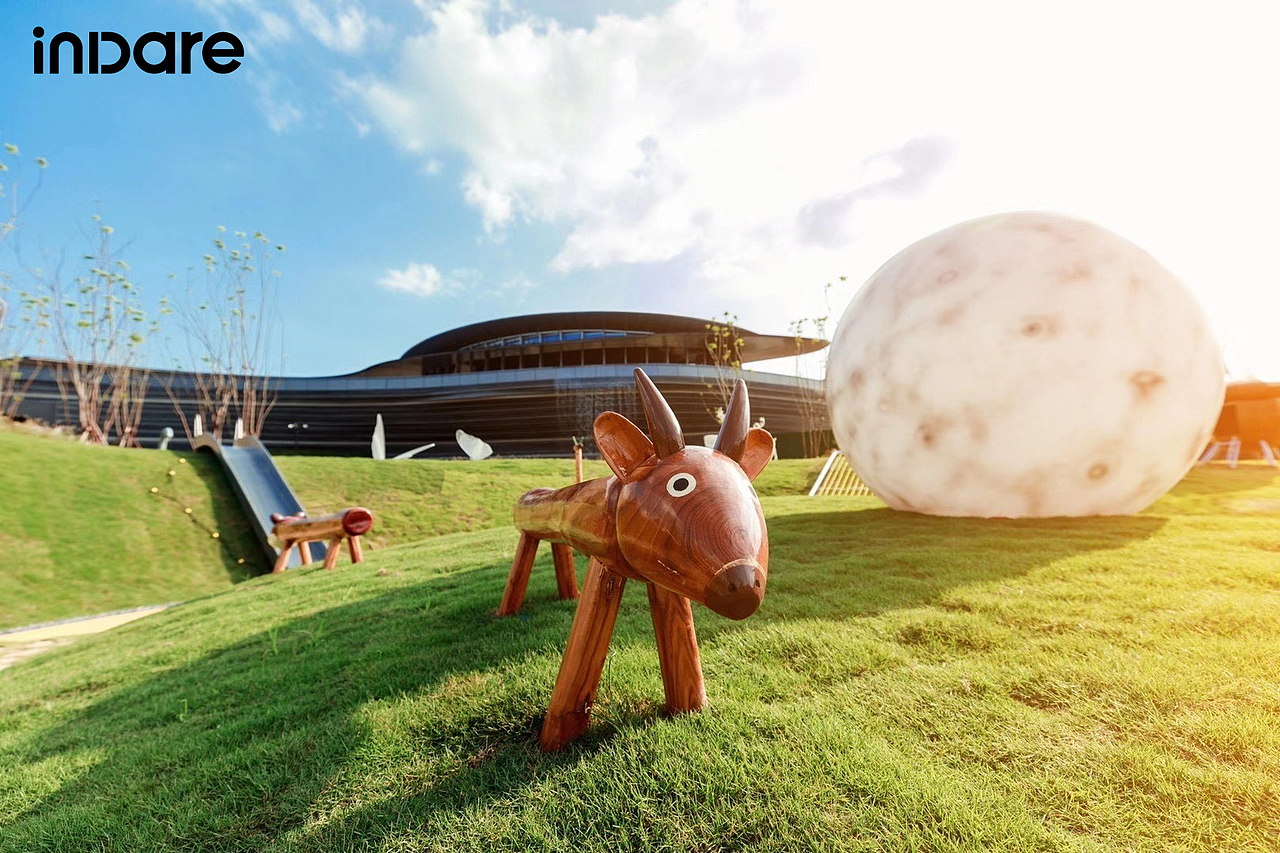 重庆融创 x inDare | 镜山月楼盘营销中心营地景观