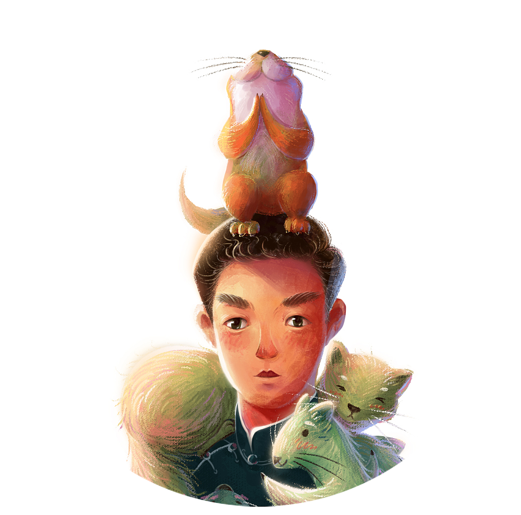 头顶水獭，一身貂（图ZMTk2NDU3Mjc2） - 创作习作 - 站酷设计师夜猫圆圆原创素材 - 站酷ZCOOL