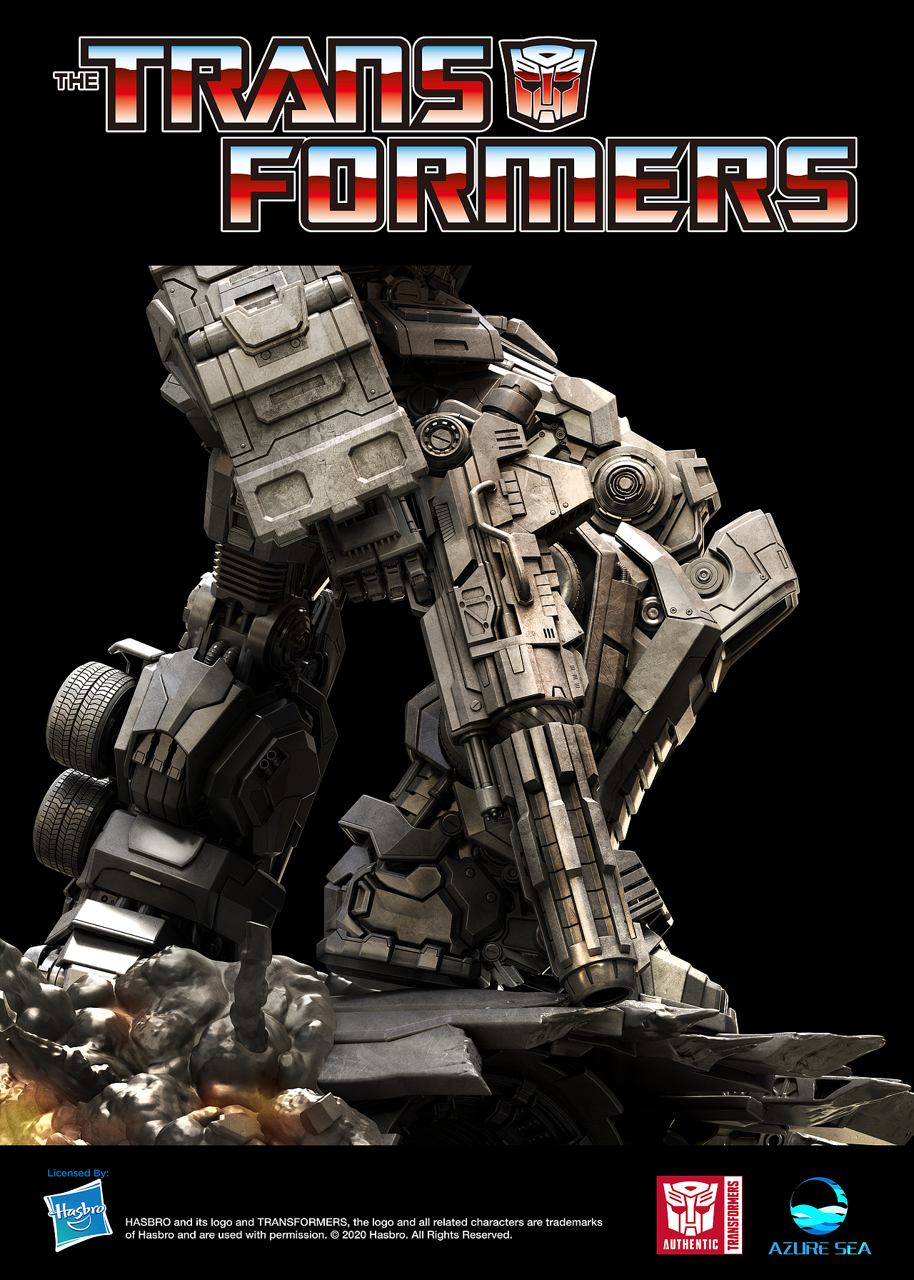 汽车人，出发！正版擎天柱雕像！（图ZMjEyMjgyOTMy） - 玩具 - 站酷设计师AzureSeaStudio原创素材 - 站酷ZCOOL