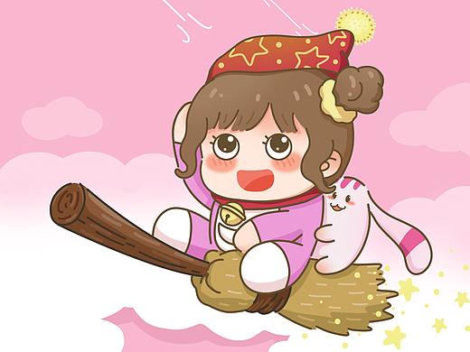 飞天小魔女（个人主页-ZNTIzMzQzNjQ=） - 创作习作 - 站酷设计师楚歌平原创素材 - 站酷ZCOOL