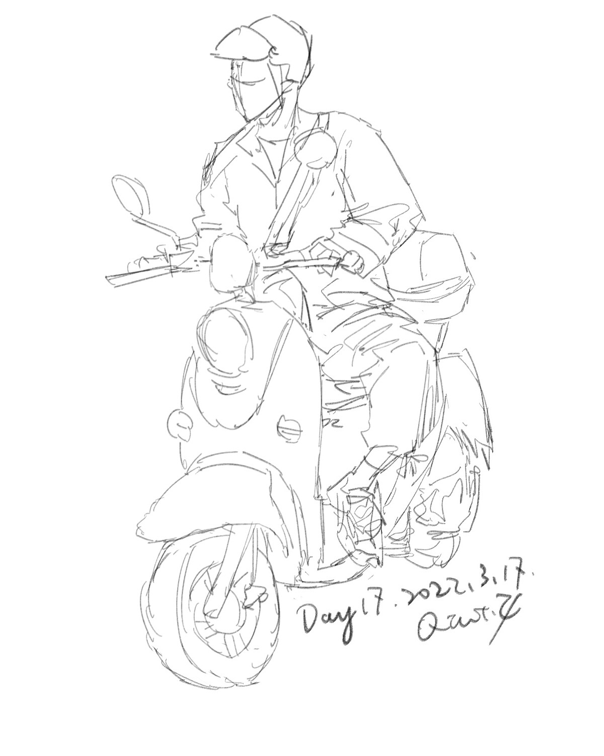 #速写60天挑战赛# Day17 @速写班长