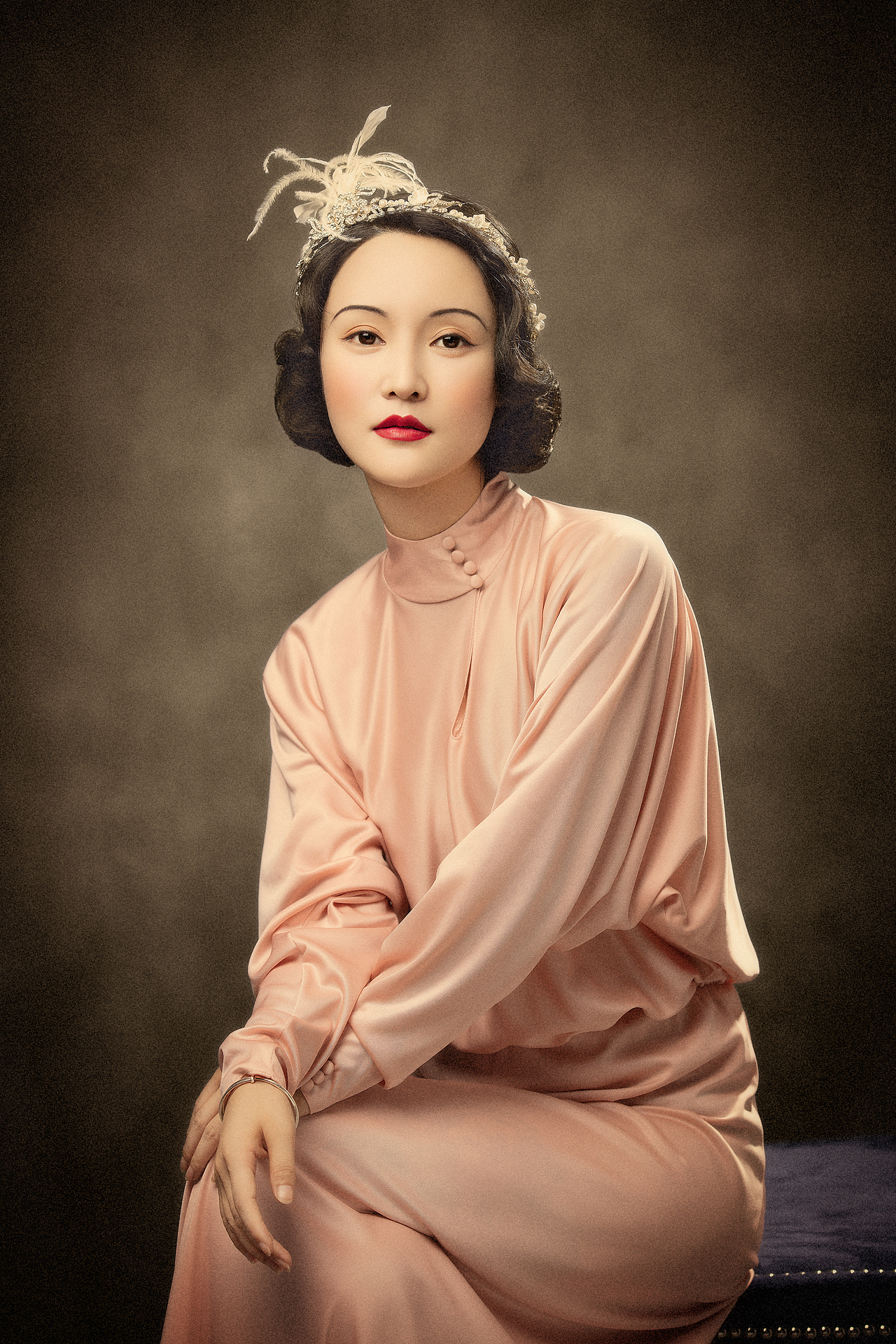 民国贵族名媛-古着小礼服