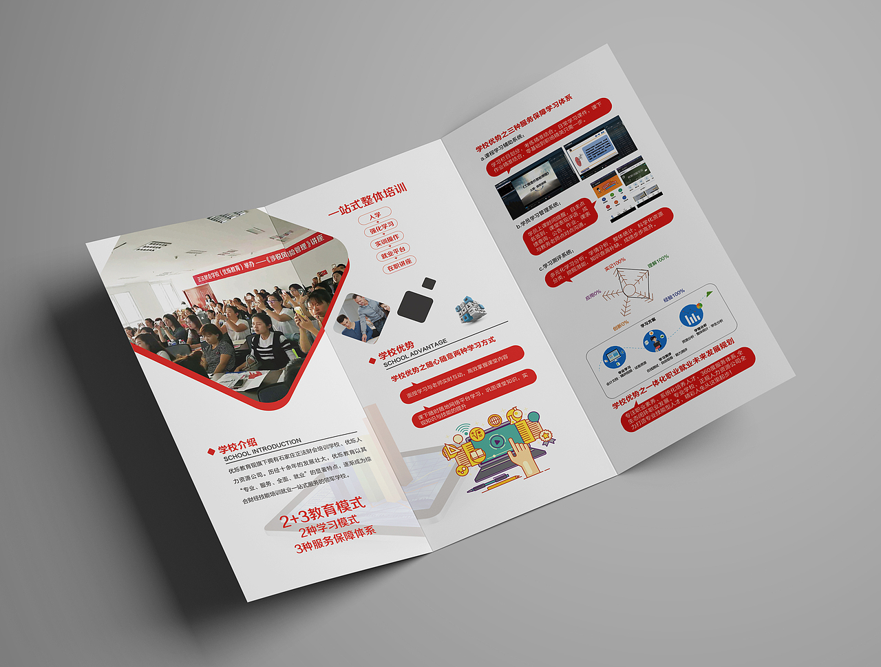 《教育》三折页（图ZMTA4OTYwNTQ0） - 宣传物料 - 站酷设计师_雪转晴原创素材 - 站酷ZCOOL