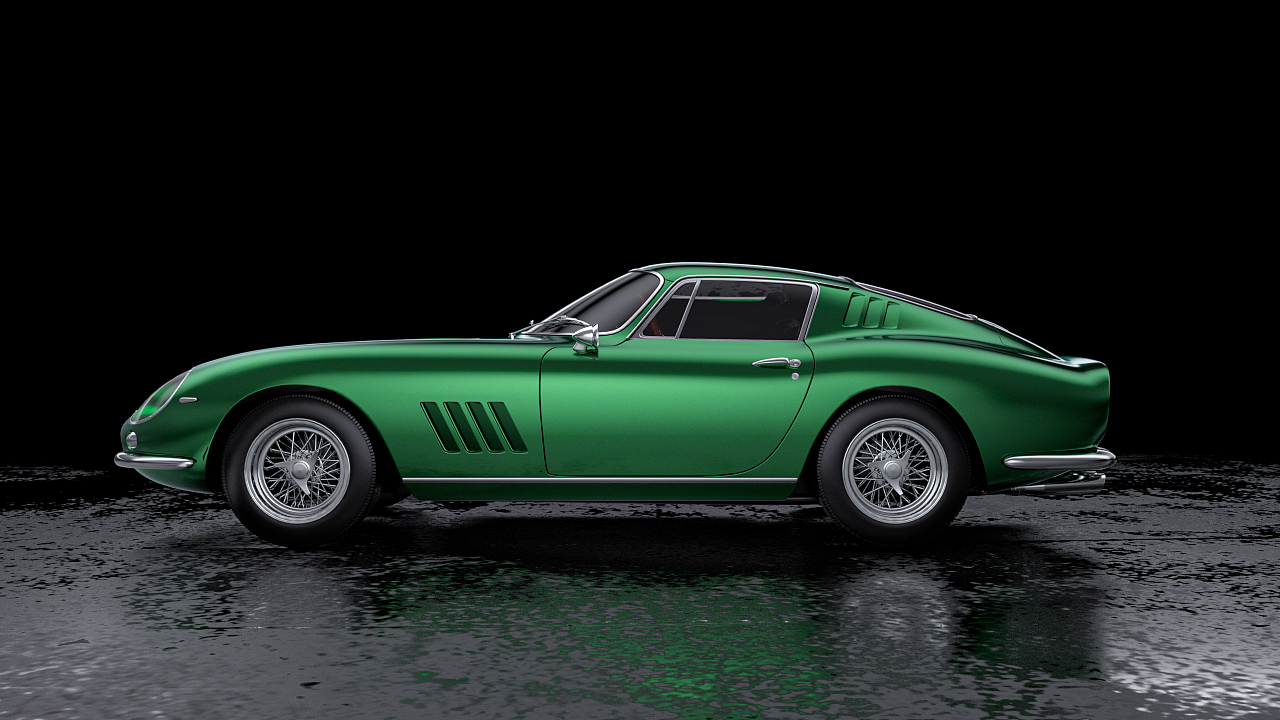 法拉利275GT渲染（图ZMjAxMzI5OTIw） - 机械/交通 - 站酷设计师咸鱼__原创素材 - 站酷ZCOOL