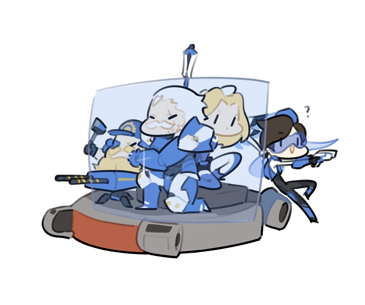 杂七杂八大动物小动物条漫插图什么的