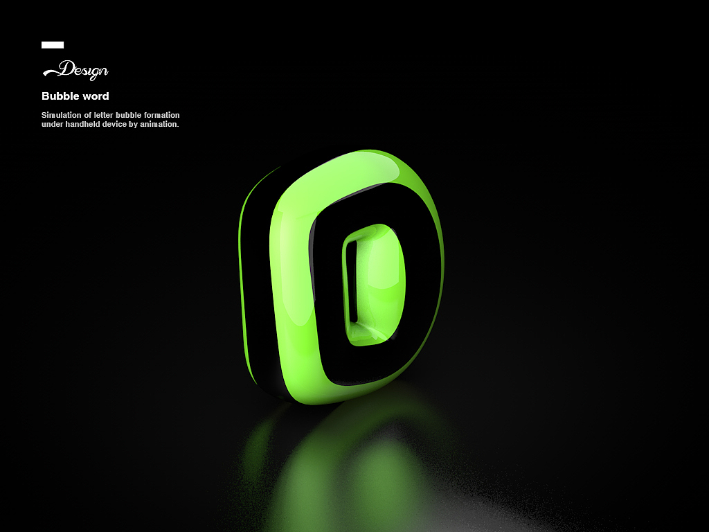 C4D 之 气泡字