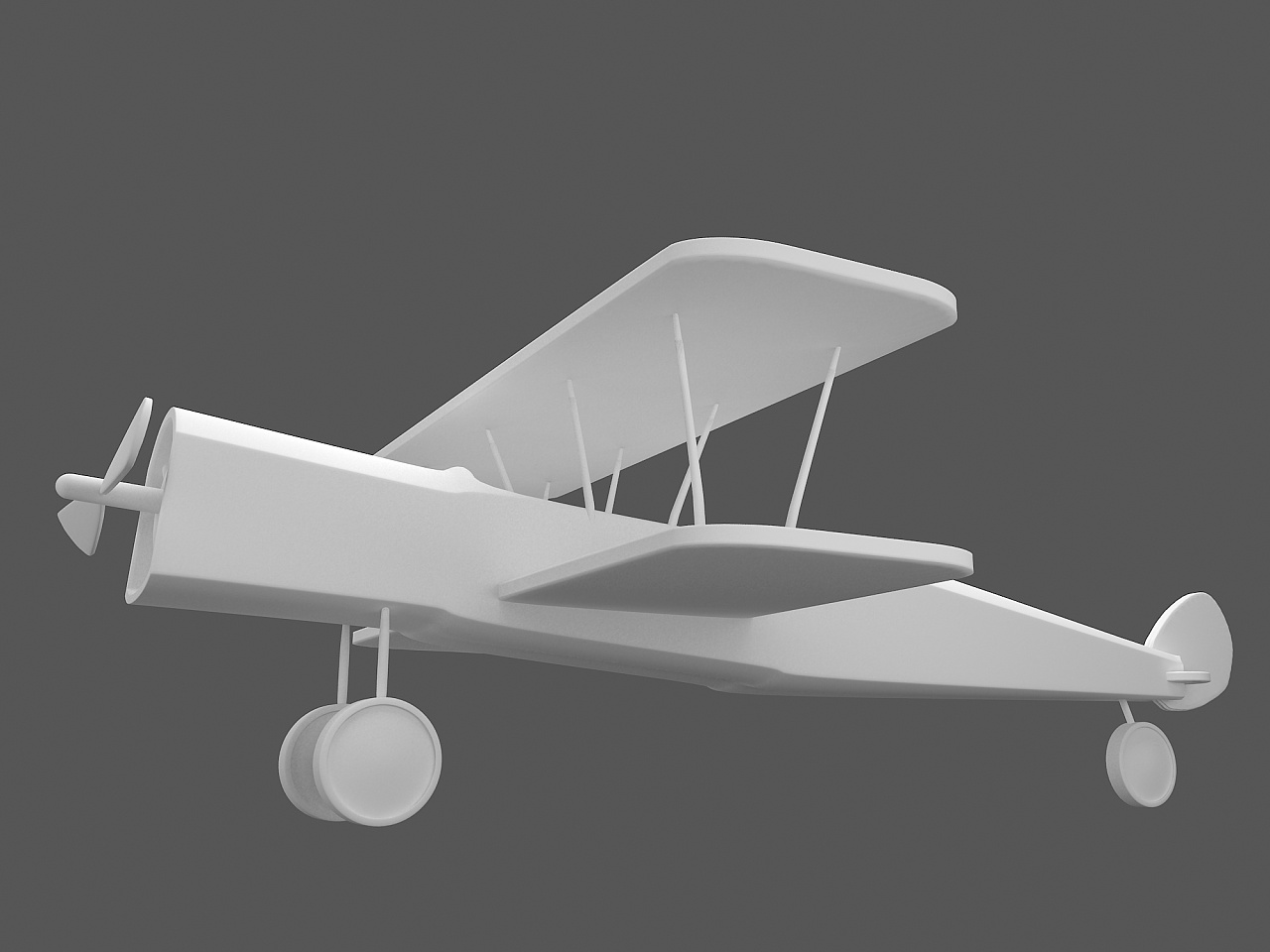 3DMAX飞机模型练习