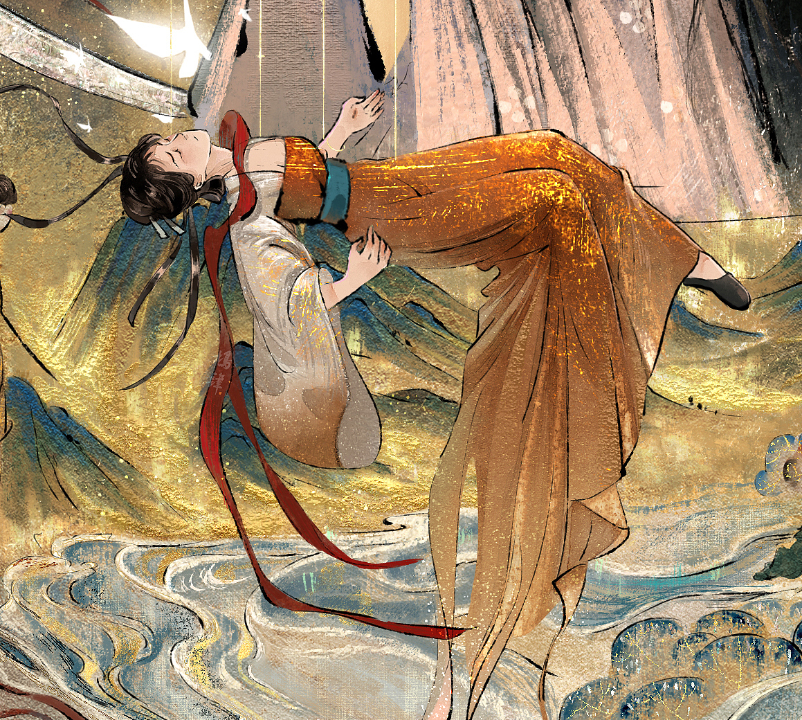 浮生一梦（图ZMjg4NjE4NTMy） - 艺术插画 - 站酷设计师鸠鸠肆原创素材 - 站酷ZCOOL