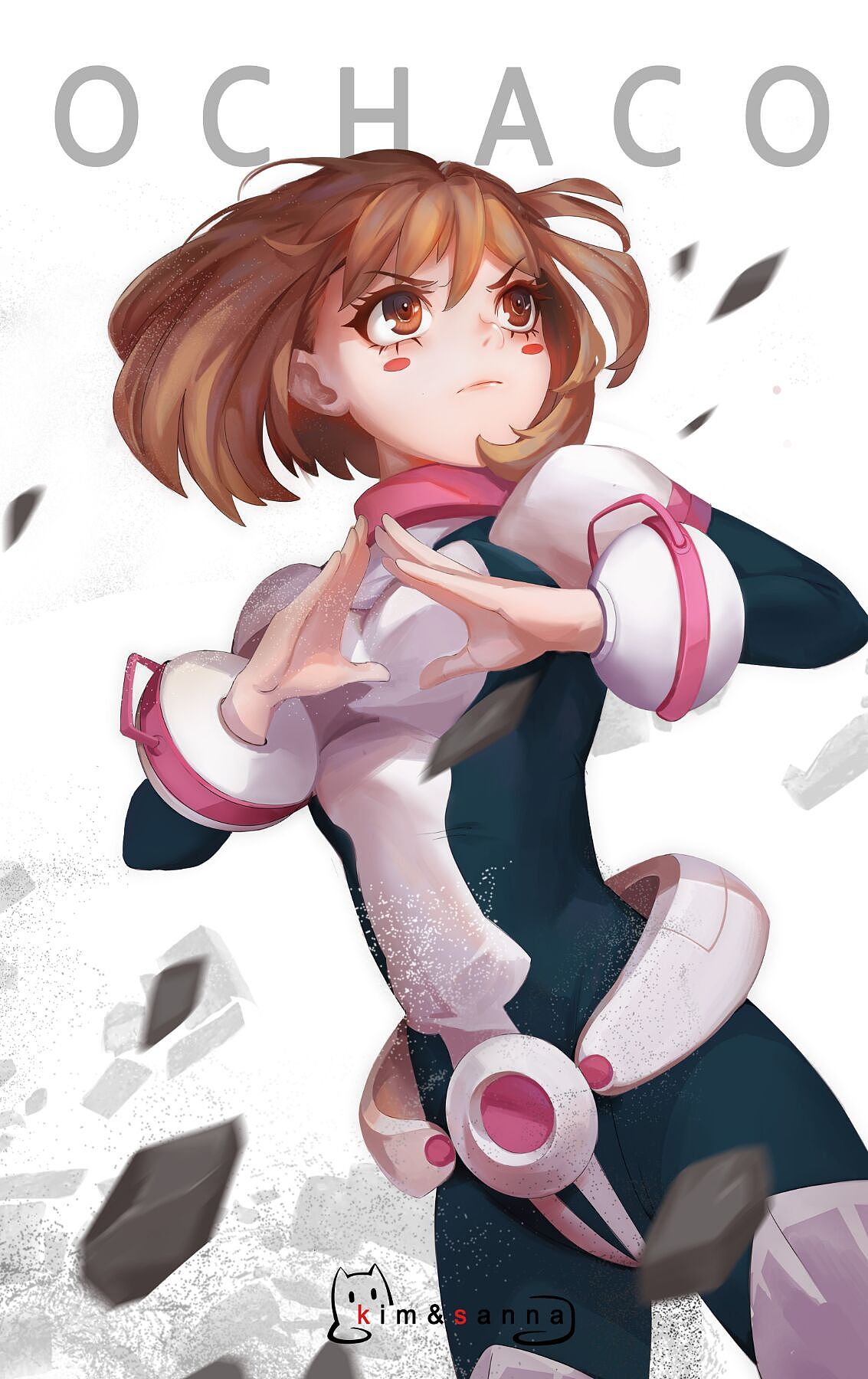 我的英雄学院-丽日御茶子 同人绘制,过程图用来记录和分享的,尽量做到