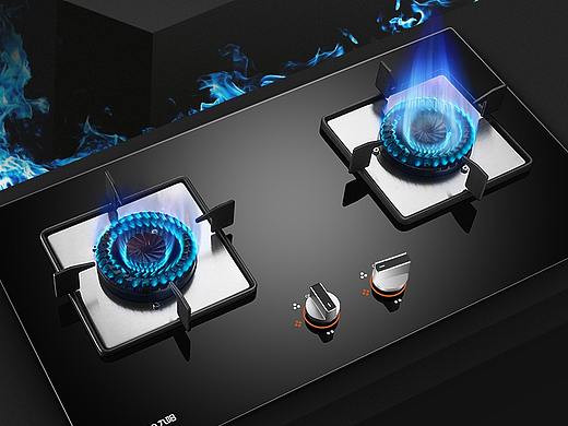 九阳燃气双灶详情（个人主页-ZMzg5MTMyMDQ=） - 电商 - 站酷设计师素面若惜原创素材 - 站酷ZCOOL