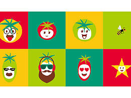  吃個番茄｜農(nóng)業(yè)logo｜X廣告設(shè)計工作室 