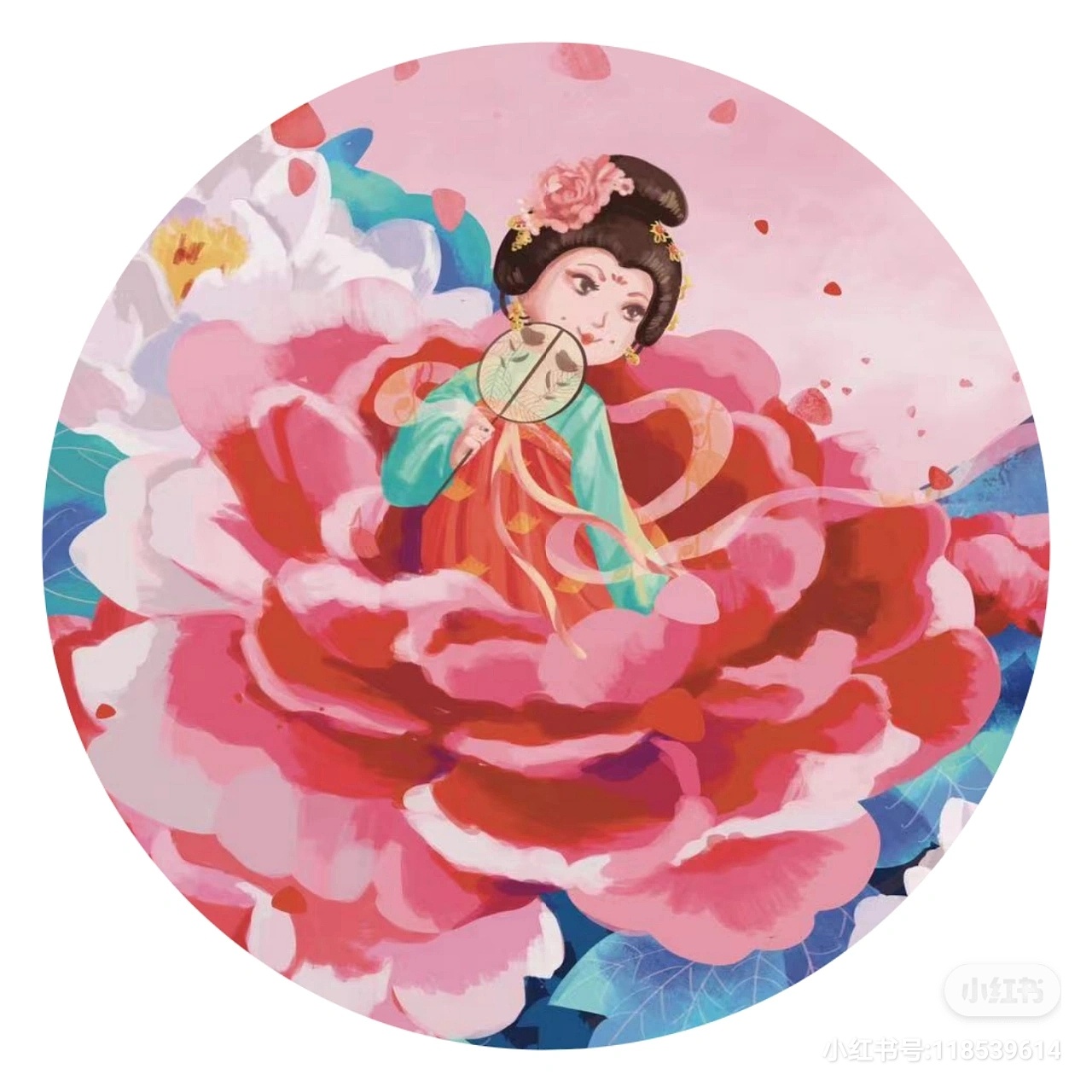 国风插画|大唐芙蓉园|插画|商业插画|soup酱 - 原创作品 - 站酷