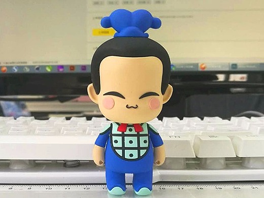 q版手绘兵马俑秦始皇杨玉环