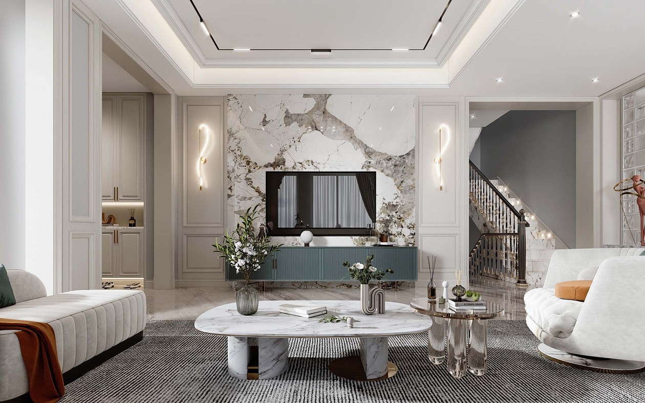 简欧轻奢客餐厅