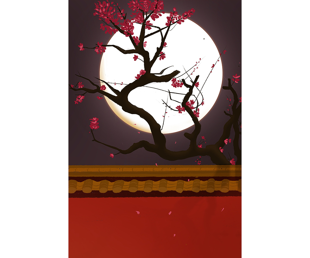 故宫红系列插画