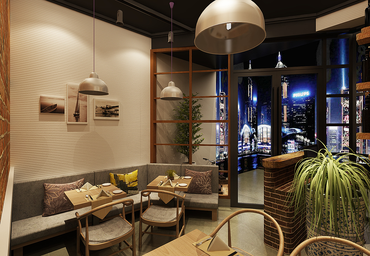 重庆小面小面馆面馆店面装修