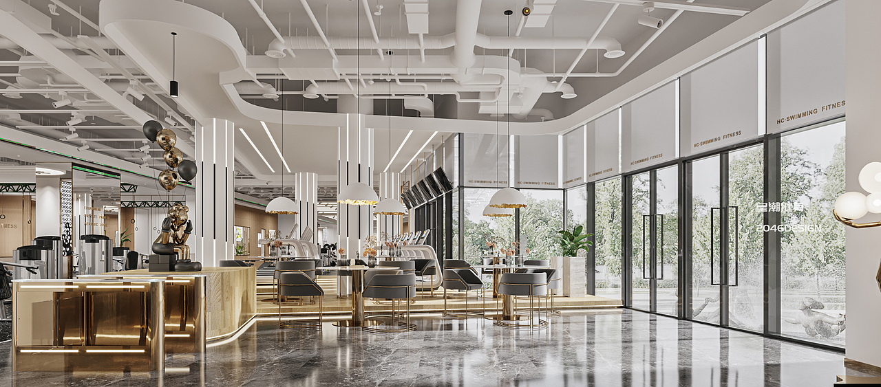 健身空间（图ZMjUxNTU0MzI0） - 商业空间设计 - 站酷设计师二零四六DESIGN原创素材 - 站酷ZCOOL