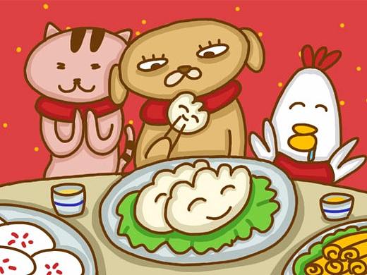 【网络表情】小树林过年记,上架咯