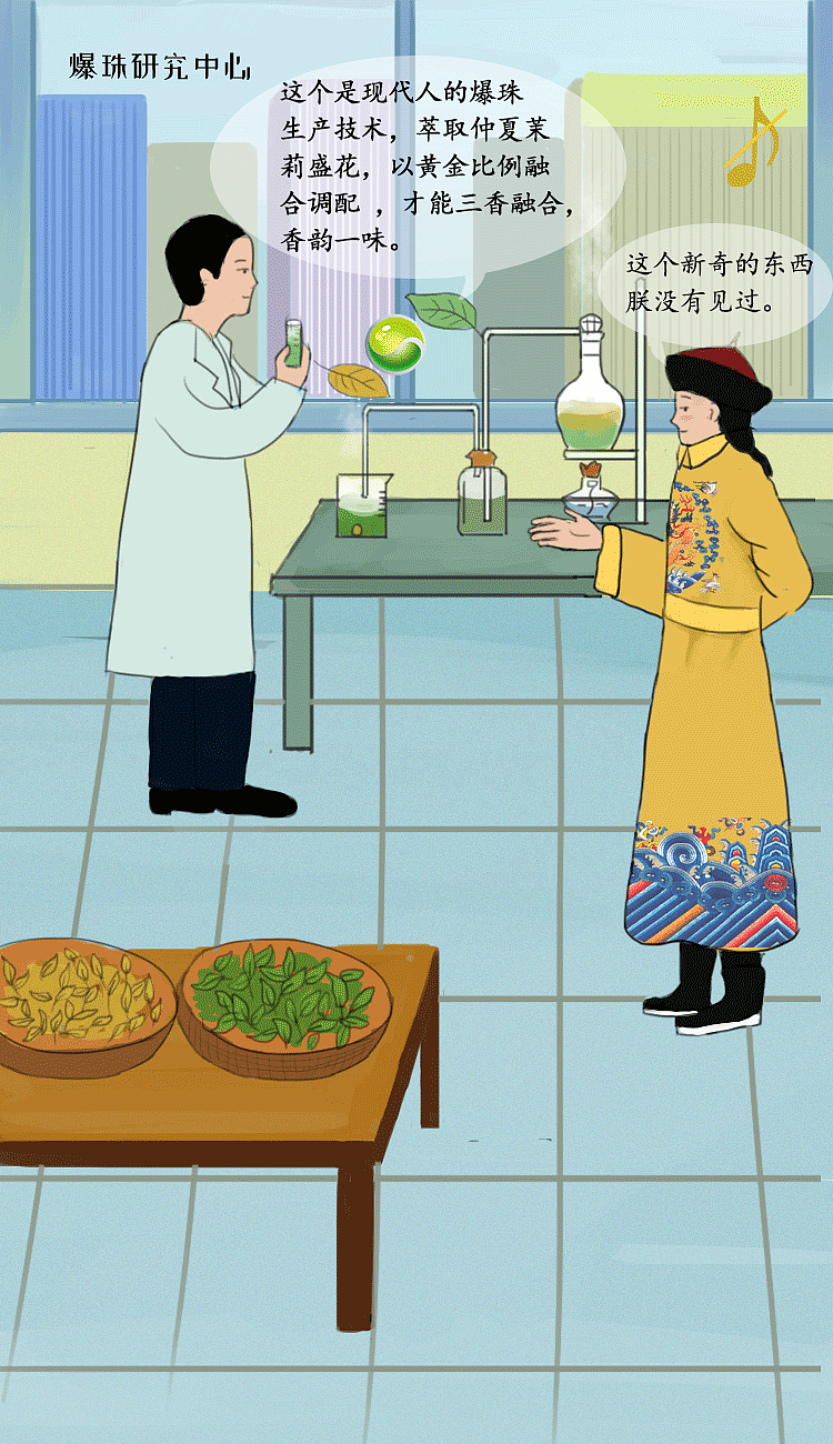 康熙寻茶记——h5插画（图ZMTUyMzUyMTky） - 商业插画 - 站酷设计师木兮sun原创素材 - 站酷ZCOOL