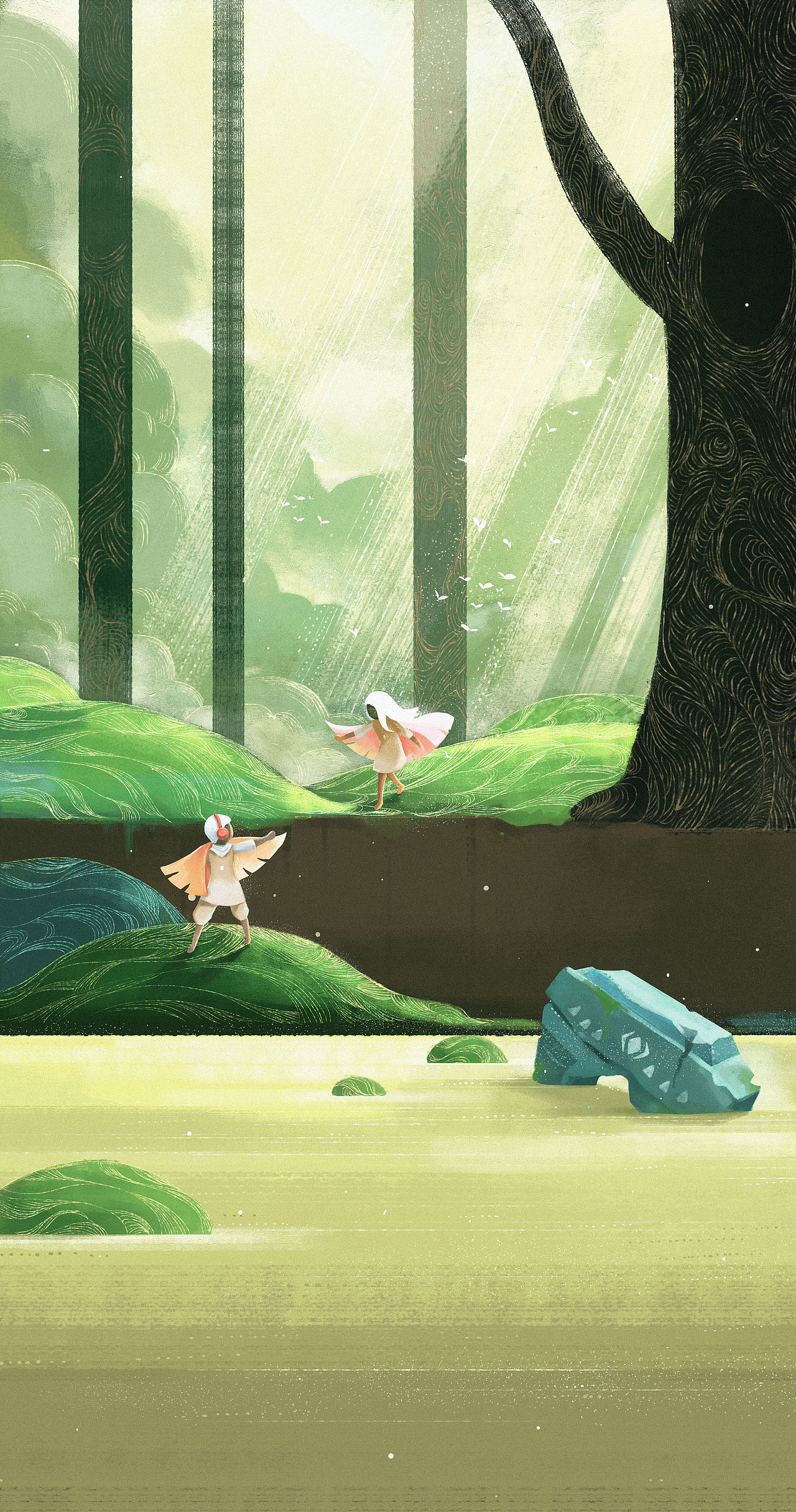 sky光遇|插画|商业插画|大猩猩叔叔ray_原创作品-站酷zcool