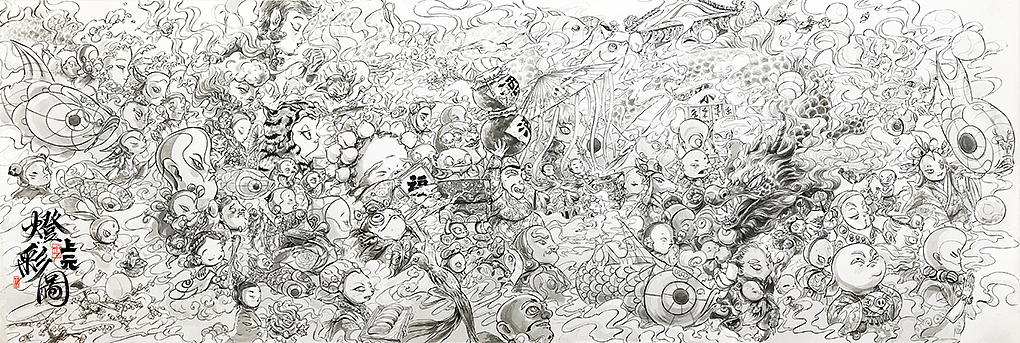 上元灯彩图（图ZMjA0MzY5OTg4） - 创作习作 - 站酷设计师王小玩原创素材 - 站酷ZCOOL