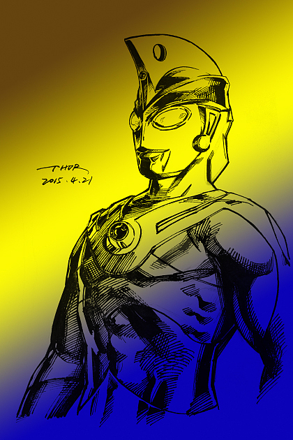 【thorart】ウルトラマンエース,艾斯奥特曼.2015.4.21.
