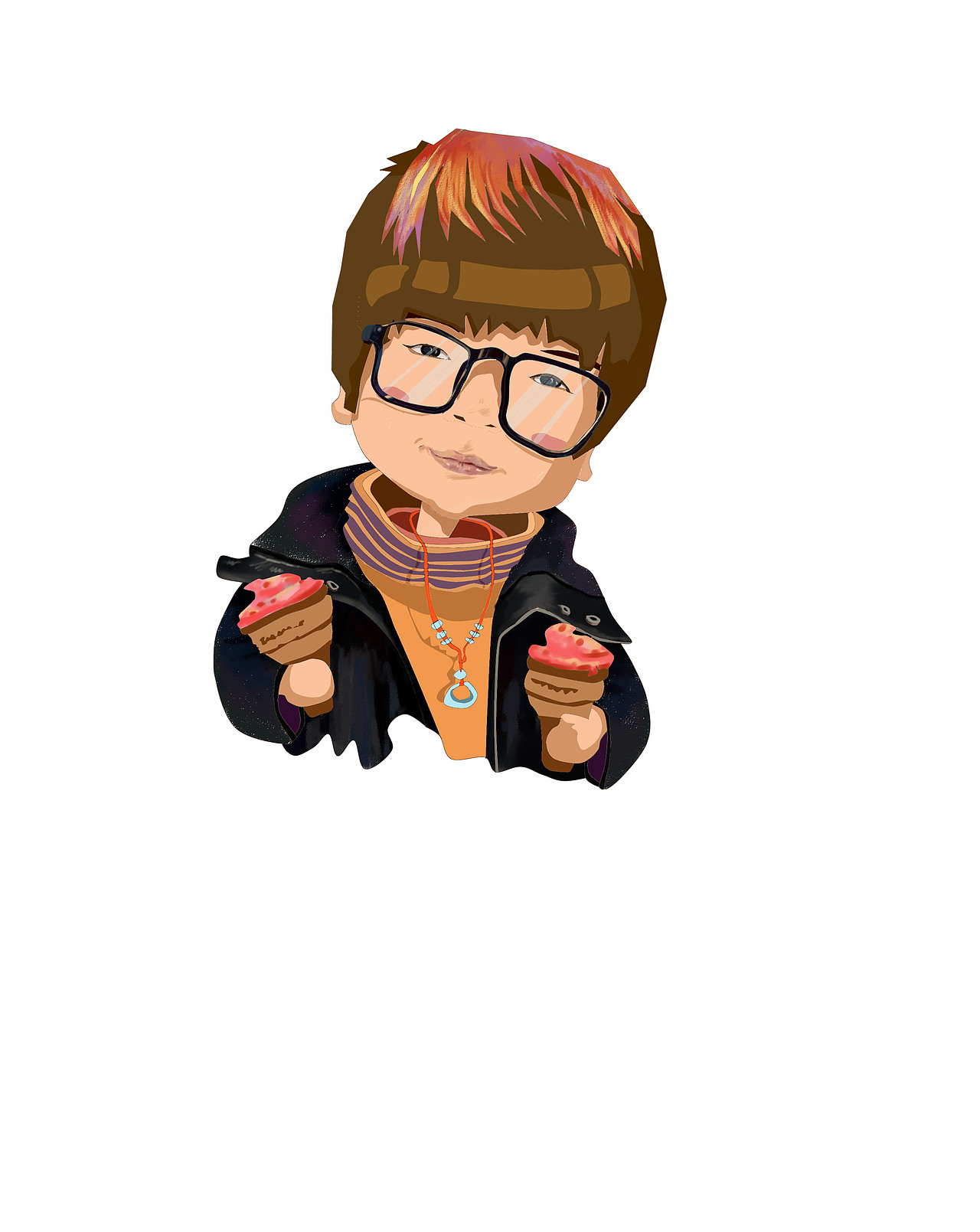 电脑手绘人物形象|插画|创作习作|汤糖禟_原创作品-站酷zcool