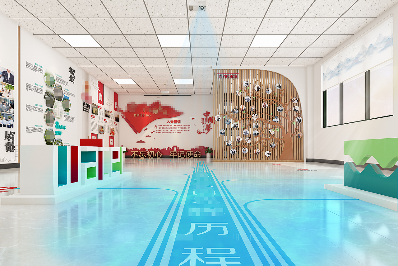 水务企业展厅（图ZMjY5NjIzMzky） - 展陈设计 - 站酷设计师靓女无语原创素材 - 站酷ZCOOL