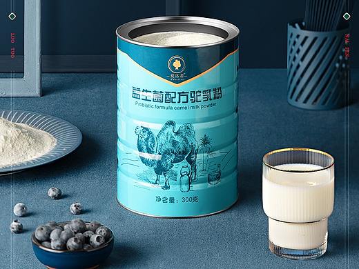 电商摄影｜骆驼奶粉国潮风详情页拍摄设计