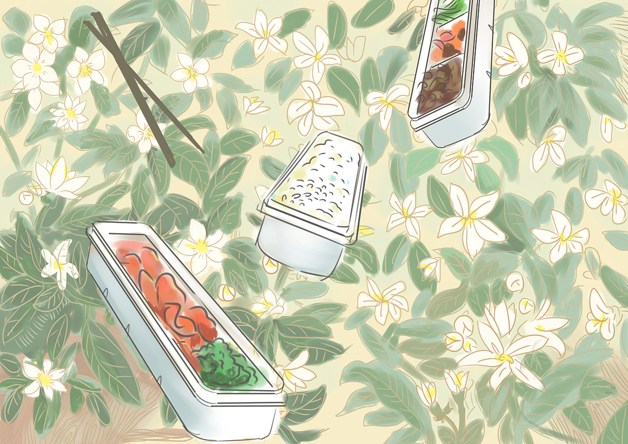 《属于广州的春天》餐垫纸