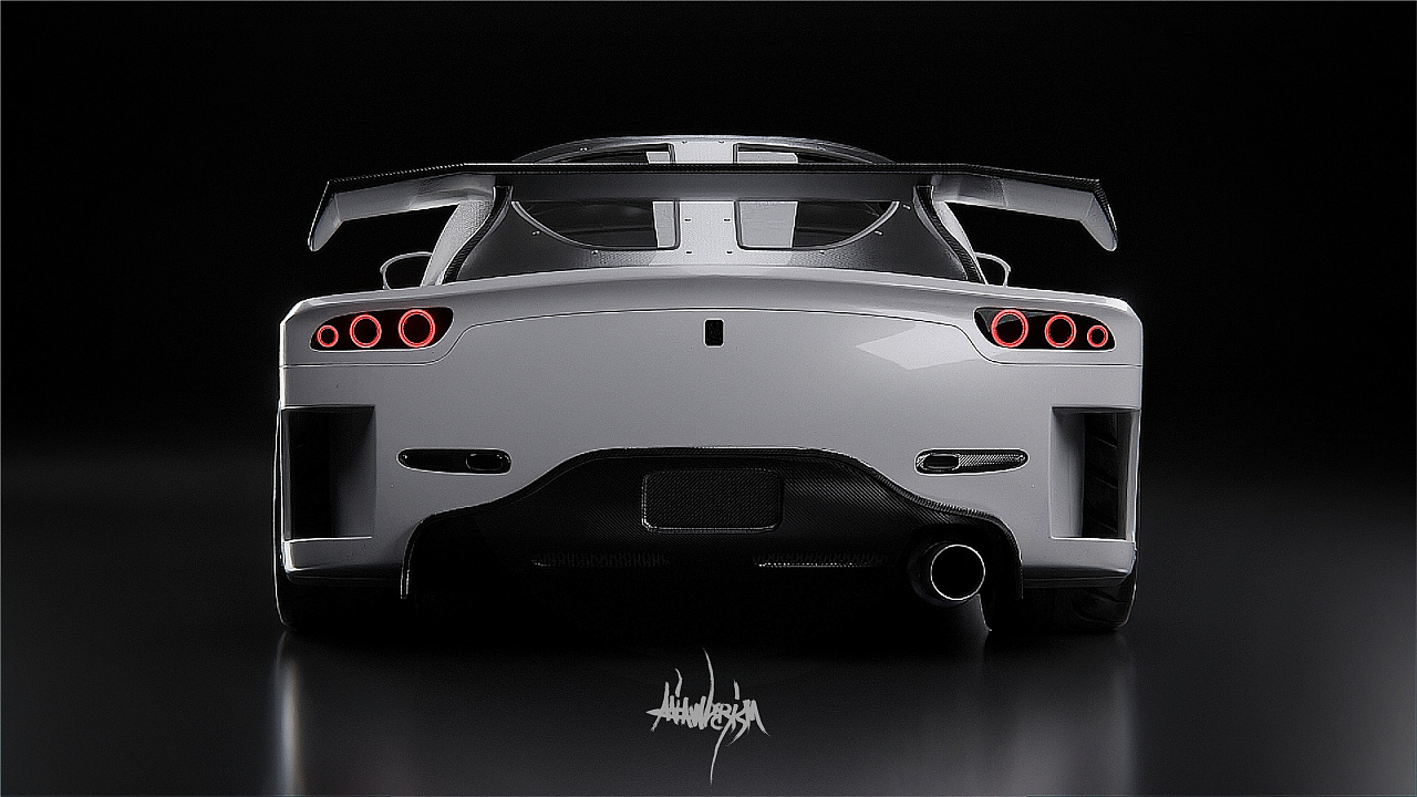 rx7 veilside渲染练习