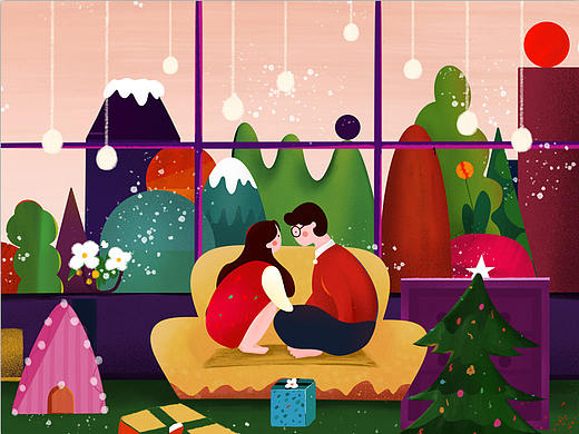 元旦小长假，来临摹插画（个人主页-ZMzI1MTEyMDQ=） - 创作习作 - 站酷设计师枫雨飞叶原创素材 - 站酷ZCOOL