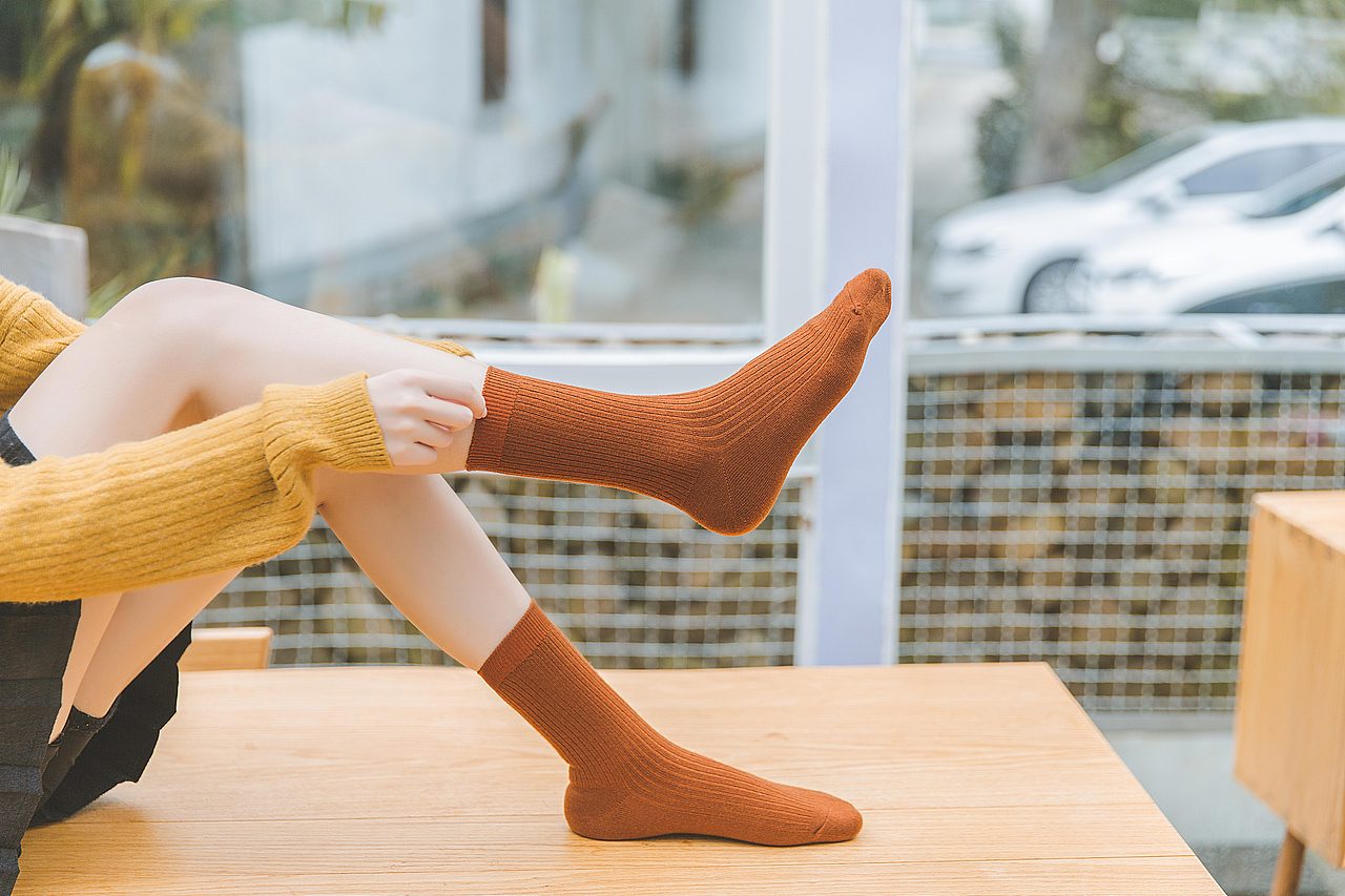 2018秋冬日系堆堆袜女袜羊毛袜