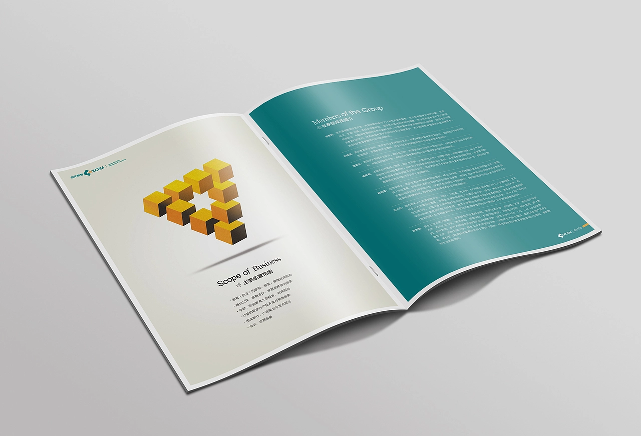 西安创元教育管理咨询公司品牌形象设计