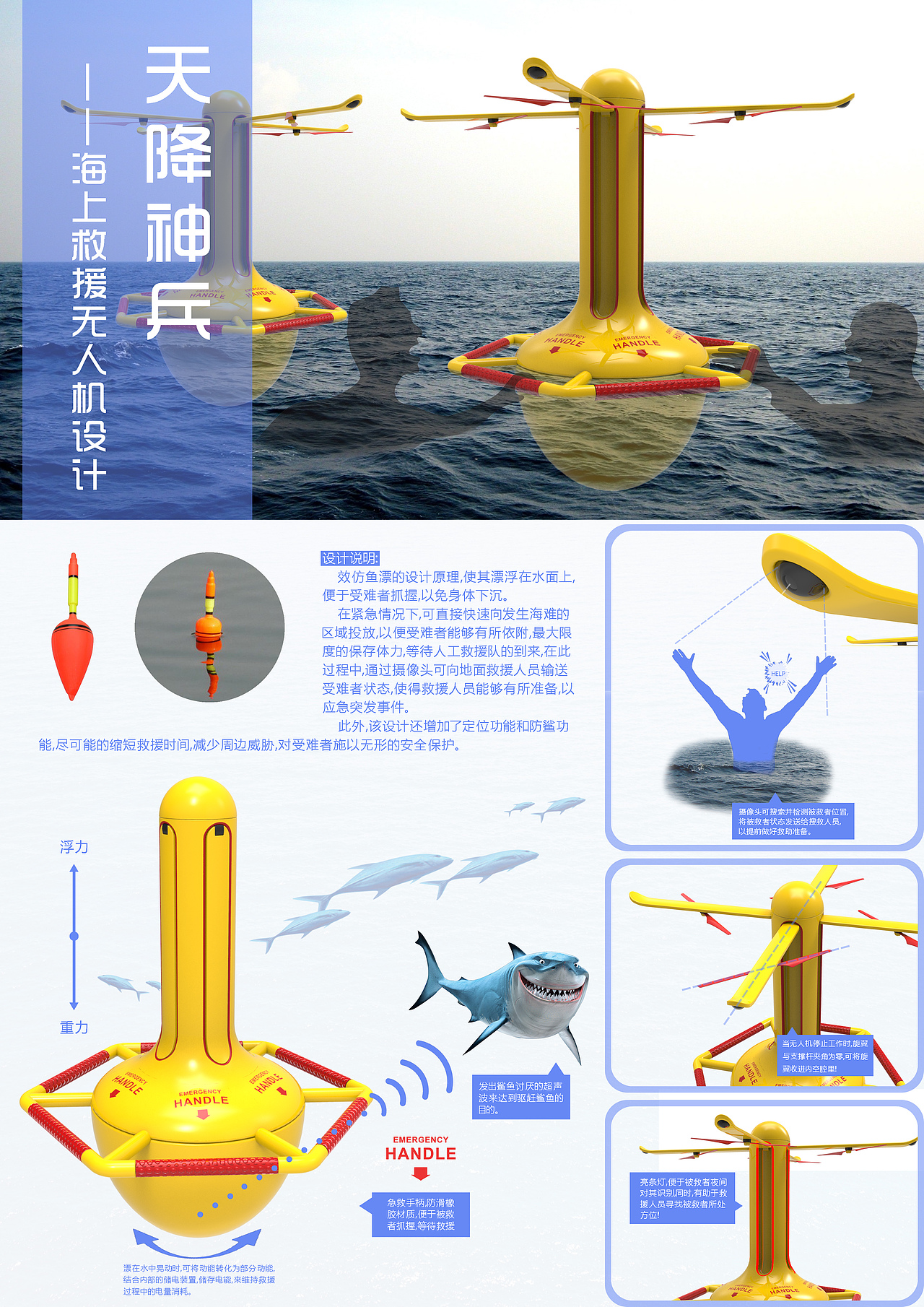海上救援无人机设计