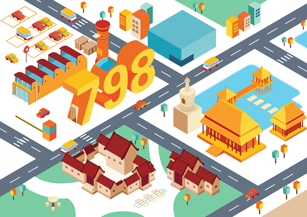 2.5D学员作品展示（图ZMTI3MTY5NjY4） - 商业插画 - 站酷设计师青菜没有虫原创素材 - 站酷ZCOOL