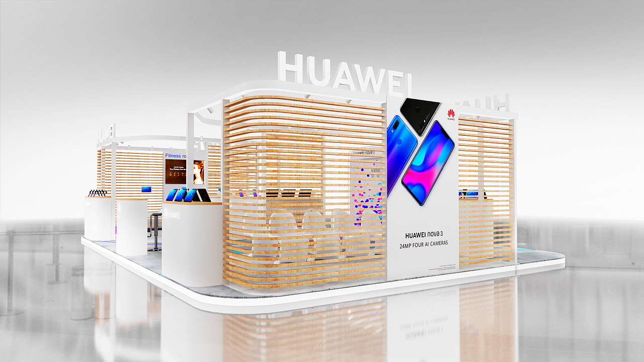展会展位展台展示展馆展厅展览设计3D效果图