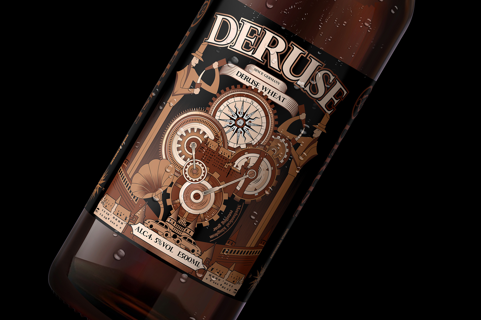 三重匠心打造——德式精酿啤酒包装设计-厚启设计