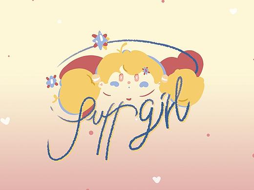 【logo设计】puff girl