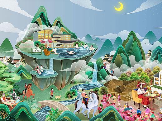 木头猫 | 自在桂林国潮山水长卷