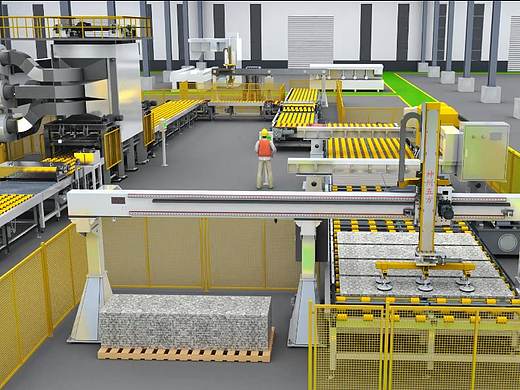 石材工艺流程动画