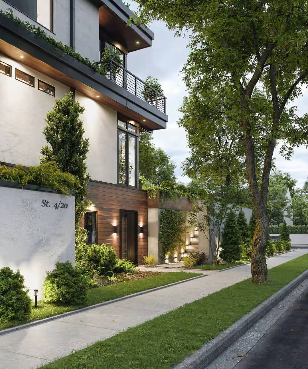 田园风格二层现代自建别墅（图ZMjg0NTE0NjQ4） - 建筑设计 - 站酷设计师木子李小米i原创素材 - 站酷ZCOOL